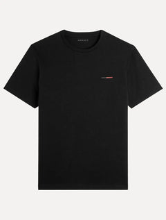 Camiseta Aramis Masculina Estampa Assinatura 1995 Peito Preta