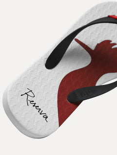 Chinelo Reserva Masculino Trancoso Woodpecker Preto/Branco