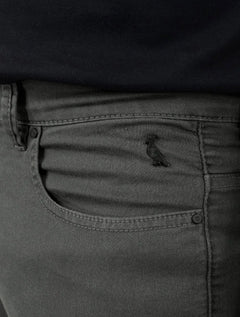 Calça Reserva Masculina Sarja Super Skinny Color Chumbo