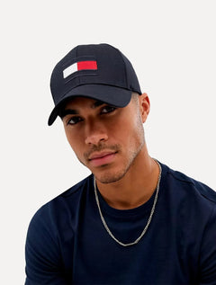 Boné Tommy Hilfiger Big Flag Cap Azul Marinho