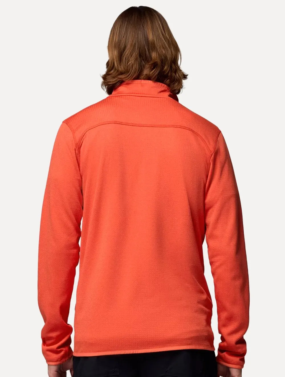 Jaqueta Columbia Masculina Fleece Hike Grid Full Zip Vermelho