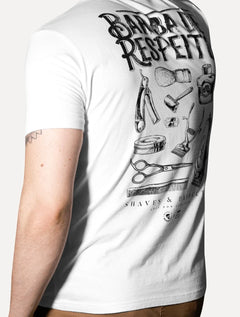 Camiseta King & Joe Masculina Collab Barba de Respeito Off-White
