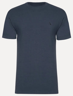 Camiseta Reserva Masculina Super Slim C-Neck Azul Marinho