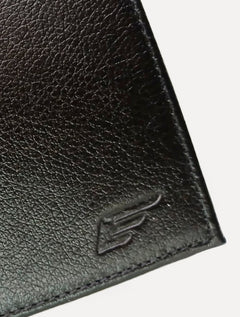 Carteira Ellus Masculina Porta-Cartão Couro Ellord Preta