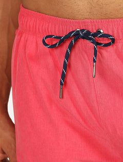 Short Aramis Masculino D'Água Elastico Melange Rosa Mescla