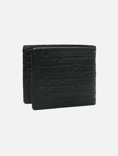 Carteira Calvin Klein Jeans Masculino Couro CKJ Est 1978 Full Preta