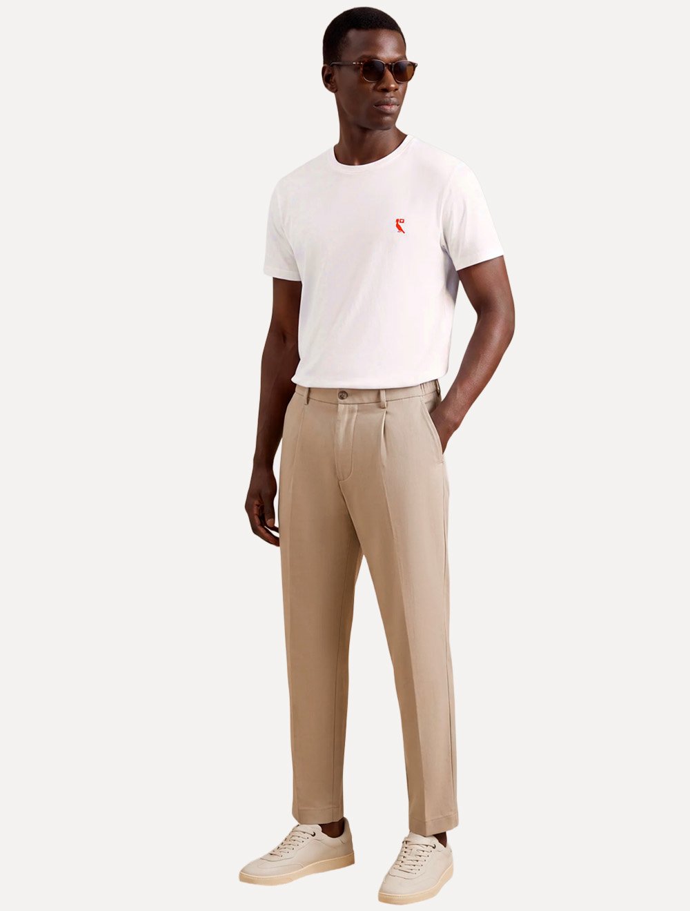 Camiseta Reserva Masculina Regular Notificação Off White