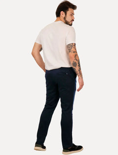 Calça Original Penguin Masculina Relax Chino Azul Marinho