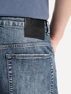 Calça Ellus Jeans Masculina Skinny Sprouting LY Metal Zetex Azul Médio