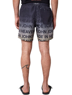 Short John John D'Água Masculino Reto Escape Route Preto