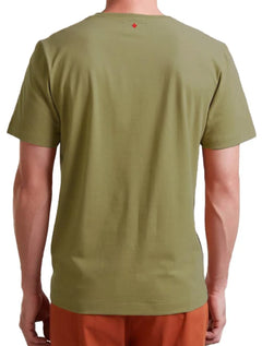 Camiseta Forum Masculina Stay Connected Verde Sálvia