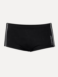 Sunga Calvin Klein Swimwear Gorgurão Stripes Logo Preta