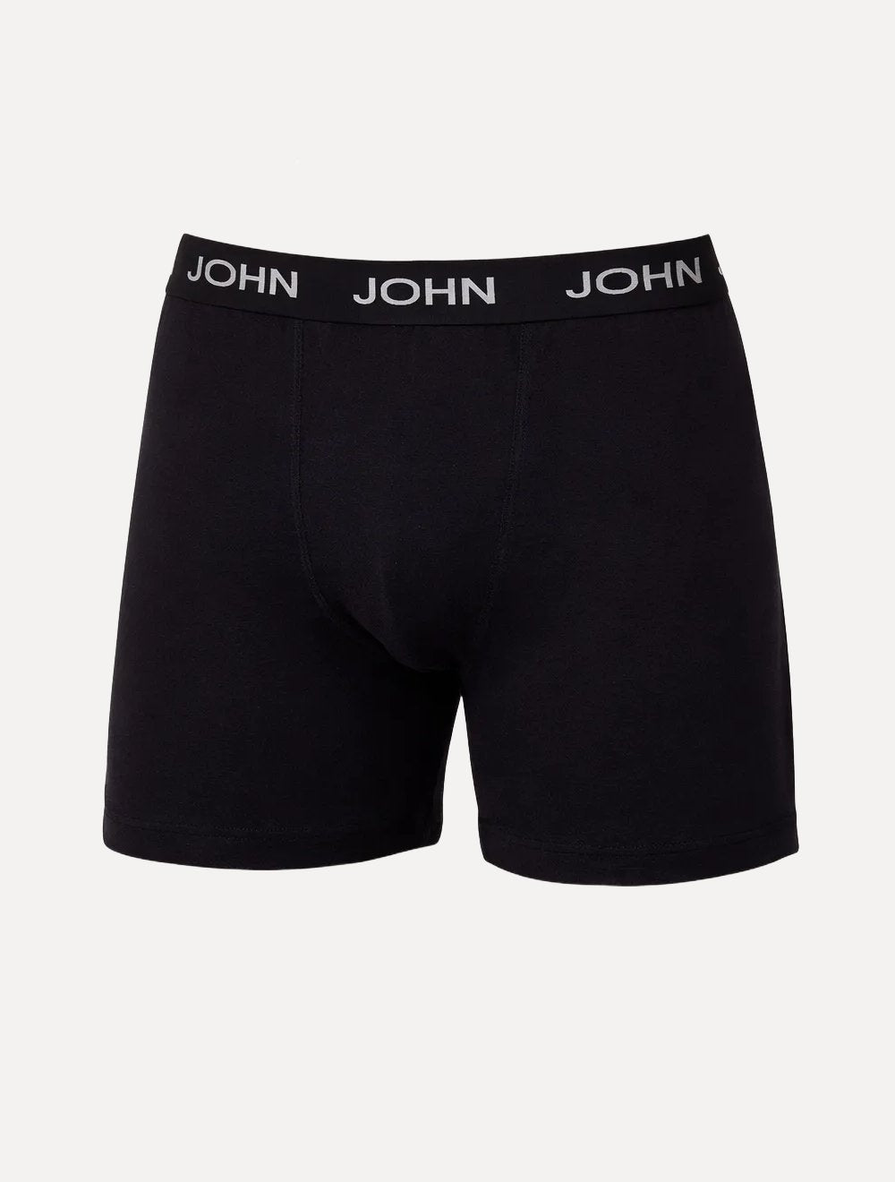 Cueca John John Boxer Poliamida Preta Pack 3UN