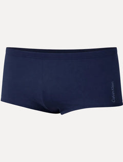 Sunga Calvin Klein Swimwear Vertical Dark Logo Pequena Azul Marinho