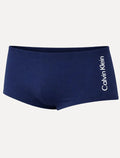 Sunga Calvin Klein Swimwear Vertical Light Logo Grande Azul Marinho