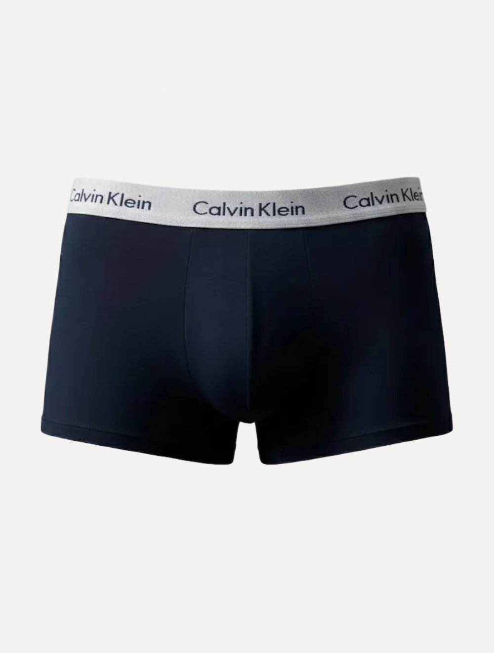 Cueca Calvin Klein Underwear Trunk Modal Logo Mescla Azul Marinho