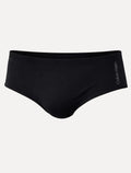 Sunga Calvin Klein Swimwear Slim Vertical Light Logo Pequeno Preta