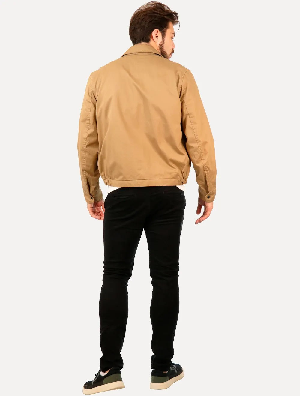 Jaqueta Tommy Hilfiger Masculina Regular Cotton Ivy Cáqui