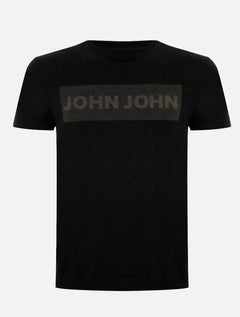 Camiseta John John Masculina Slim Fit Download Black