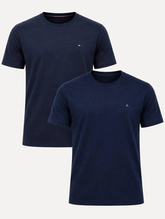 Kit Camisetas Tommy Hilfiger/Aramis | Azul Marinho