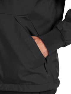 Jaqueta Aramis Masculina Nylon Dupla Face Hoodie Liquid Repeller Preta
