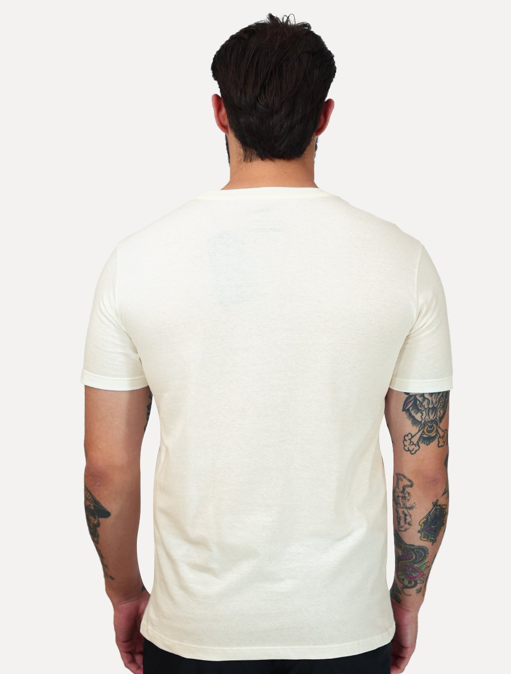 Camiseta John John Masculina Slim Fit Standard Off White