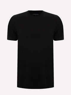 Camisetas Dudalina Masculina Malha Dudalina Preta e Branca Pack 2UN