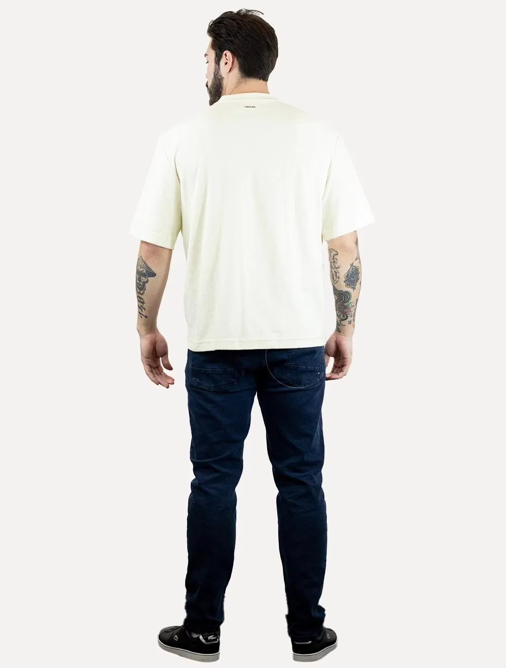 Camiseta Osklen Masculina Oversized Eco Fibers Off-White