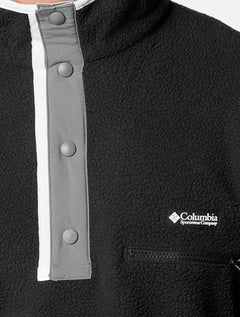Blusa Columbia Masculina Helvetia II Half Snap Fleece Preta