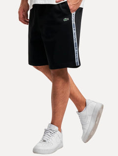 Bermuda Lacoste Masculina Moletom Sash Striped Preta
