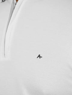 Polo Aramis Masculina Piquet New Classic Zíper Branca