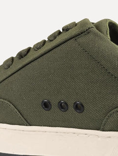 Tênis Osklen Masculino Lona Canvas AG Sneaker Verde Militar