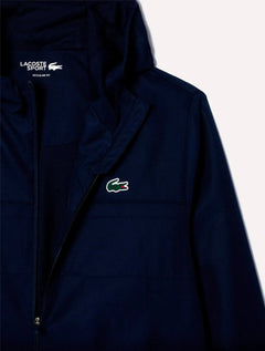 Jaqueta Lacoste Masculina Zipped Sport Training Azul Marinho