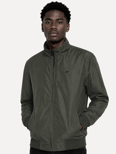 Jaqueta Ellus Masculina Nylon Padding College Bomber Chumbo