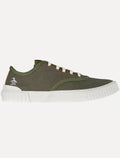 Tênis Original Penguin Masculino Cano Curto Lona Recorte Verde Escuro