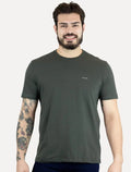Camiseta Calvin Klein Masculina Flame New Logo Chumbo Mescla