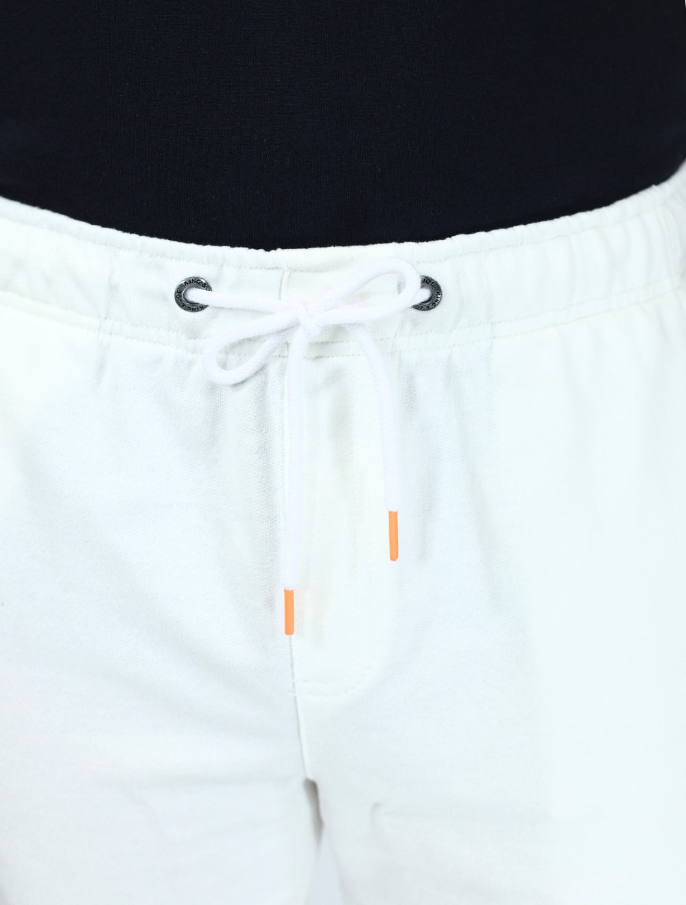 Bermuda King & Joe Masculina Moletom Comfort Logo Off White