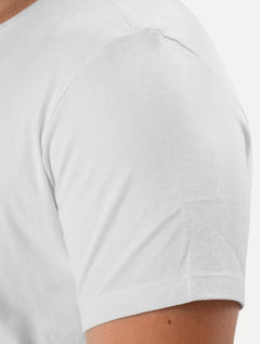 Camiseta Guess Masculina Embossed Logo Branca