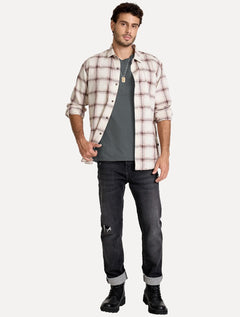 Camiseta John John Masculina Regular Fit Brand Circle Cinza Médio