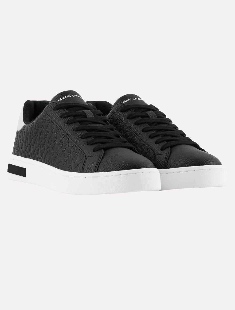 Tênis Armani Exchange Masculino London Logado Preto