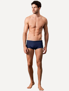 Sunga Calvin Klein Swimwear Dark Logo Lateral Pequeno Azul Marinho