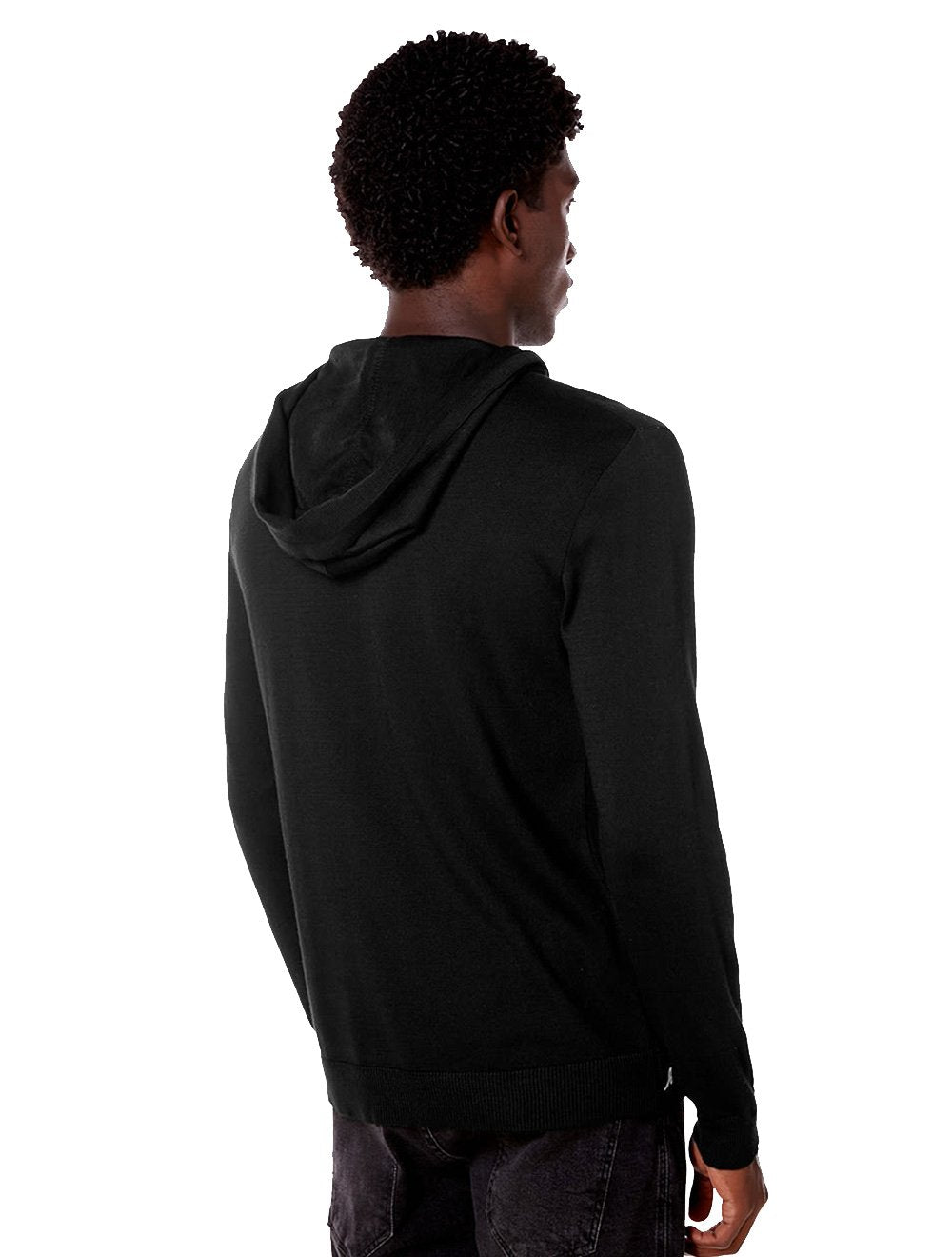 Tricot John John Masculino Side Skull Preto