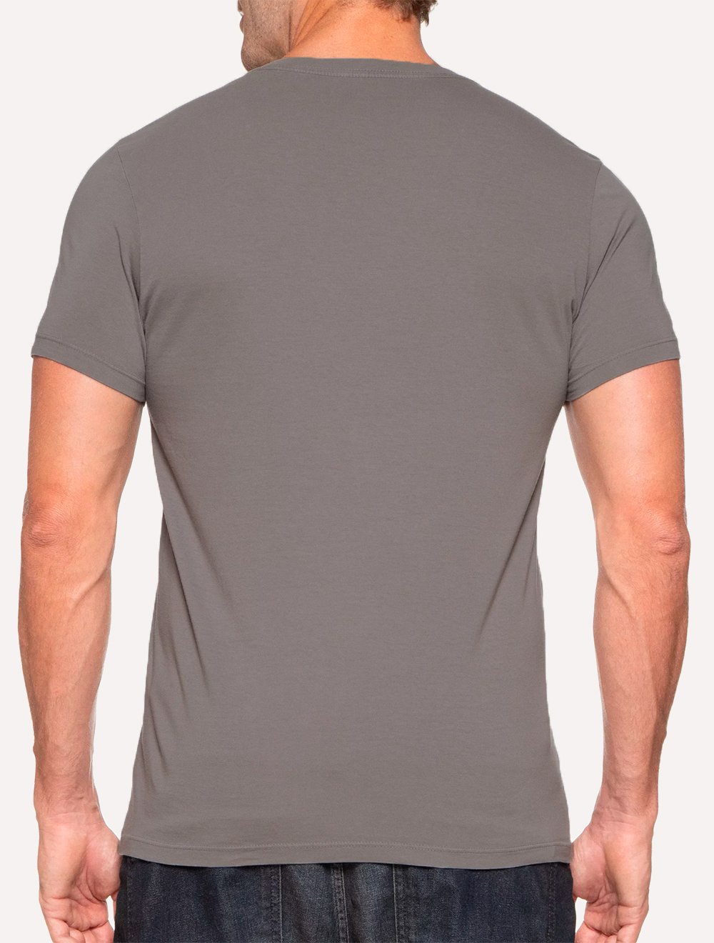 Camiseta Ellus Masculina Cotton Fine Aquarela Classic Grafite
