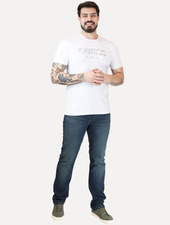 Camiseta Guess Masculina Est. 1981 Overwritten Branca