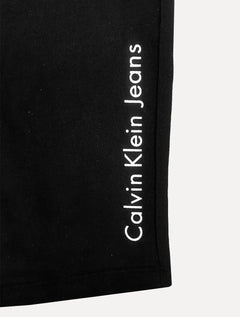 Kit Bermudas Masculina Calvin Klein Jeans e Lacoste | Moletom Preta/Cinza Mescla
