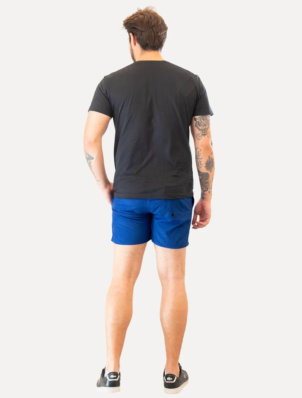 Short Reserva Masculino D'Água Beachwear Texture Azul Royal Mescla