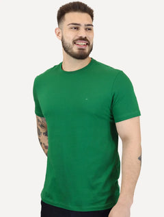 Camiseta Aramis Masculina Basic Lisa Mono Icon Verde