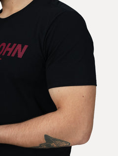 Camiseta John John Masculina Slim Fit Signature Preta
