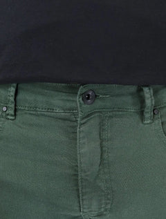 Calça Reserva Masculina Sarja Super Skinny Color Verde Escuro