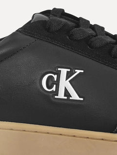 Tênis Calvin Klein Jeans Masculino Palito Embossed CK Preto